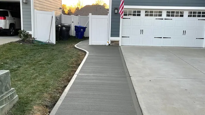 Concrete Driveways job by I.V Concrete Services